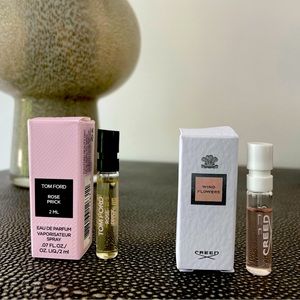 Tom Ford Rose Prick & Creed Wind Flowers Samples